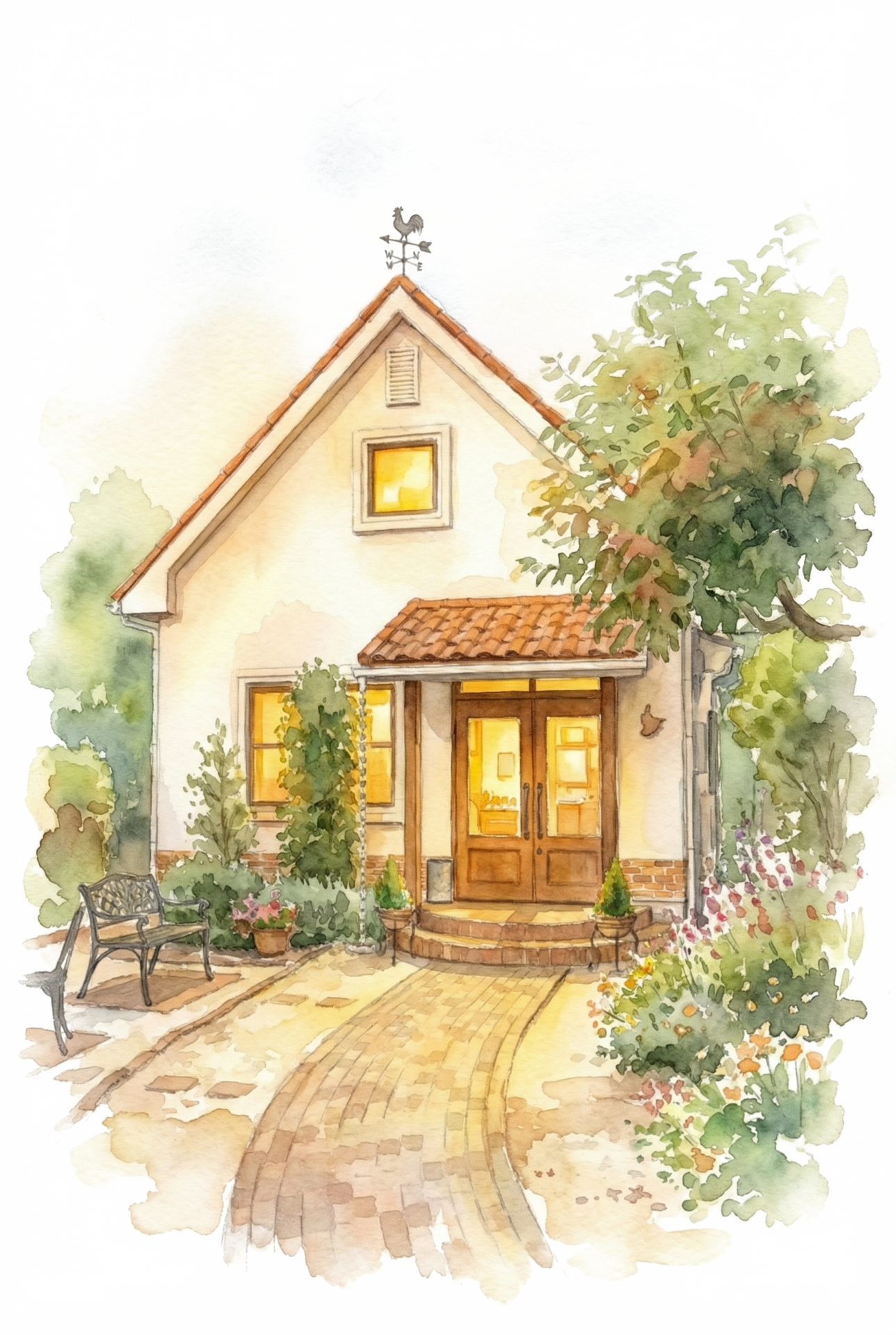 ブーランジェリーアツシ外観イラスト