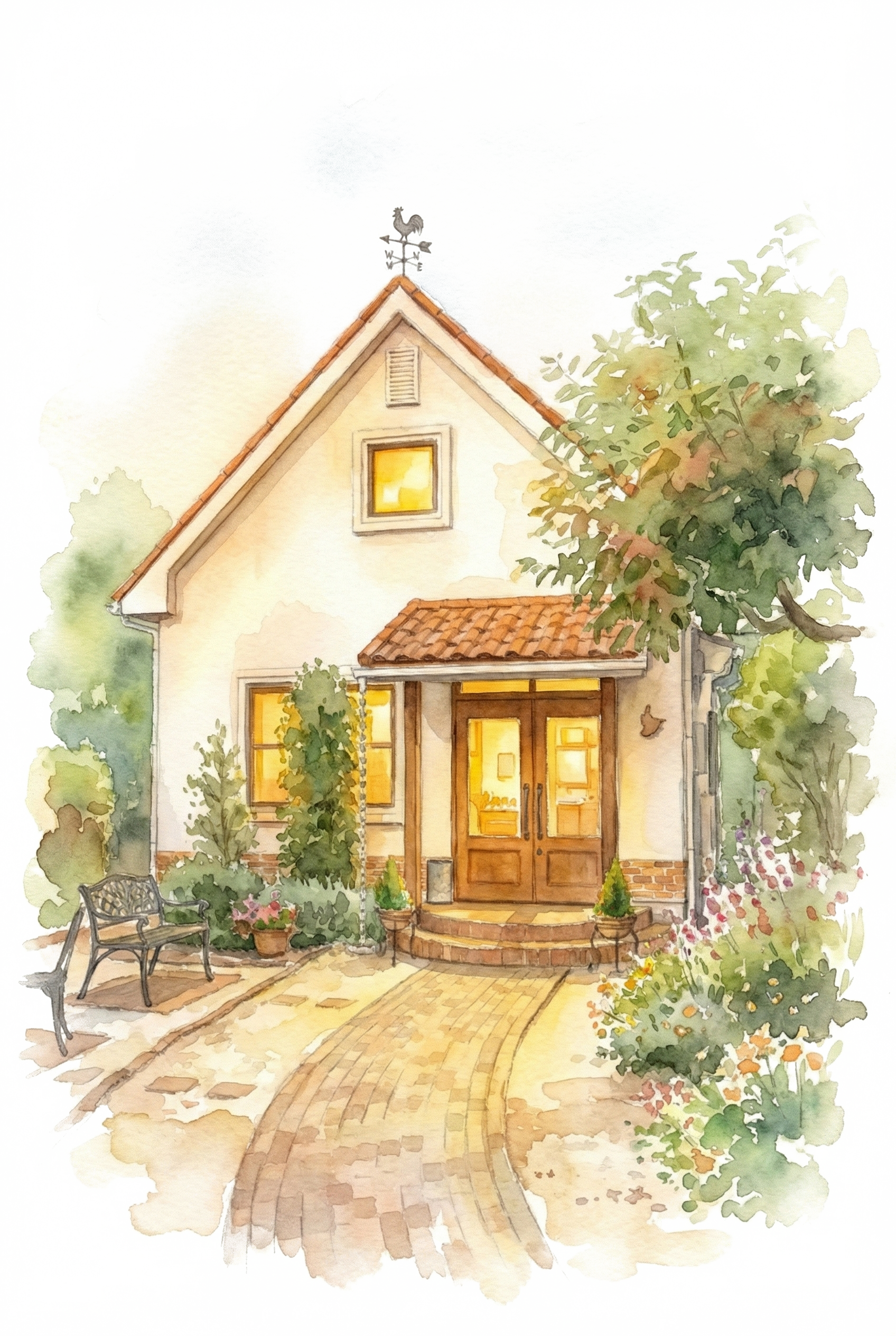 ブーランジェリーアツシ外観イラスト